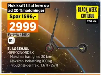 Power Xiaomi elløbehjul tilbud