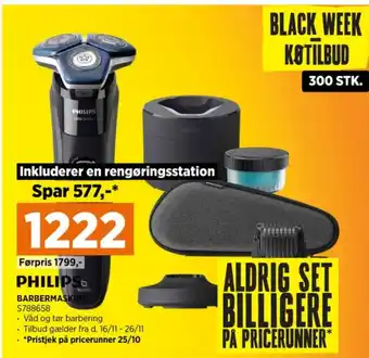 Power Philips barbermaskine tilbud