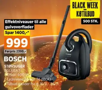 Power Bosch støvsuger tilbud