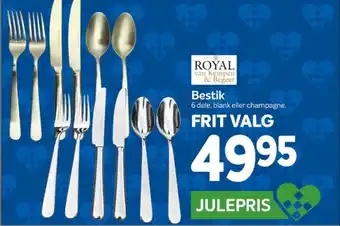 Din Isenkræmmer Royal van kempen bestik tilbud