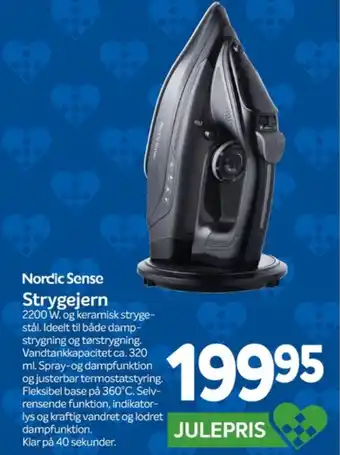 Din Isenkræmmer Nordic sense strygejern tilbud