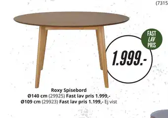 My Home Roxy spisebord tilbud