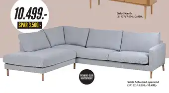 My Home Sabia sofa med openend tilbud