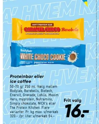 Bilka Bodylab energibar tilbud