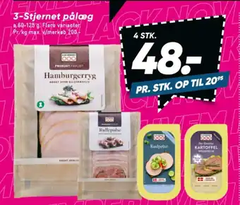 Gul bordpak kartoffelspegepølse
