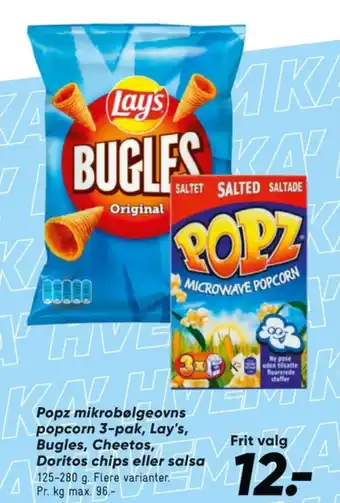 Bilka Popz popcorn tilbud