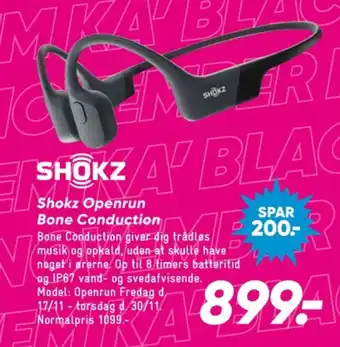 Bilka Shokz headset tilbud