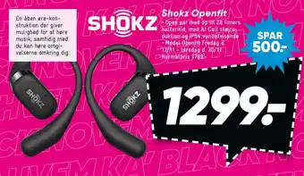 Bilka Shokz headset tilbud