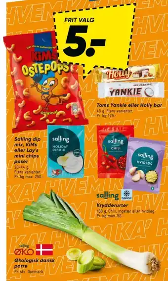 Bilka Kims snacks tilbud