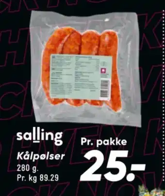 Bilka Salling kålpølser tilbud