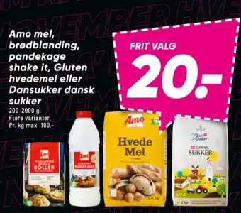 Bilka Amo brunchboller koldhævet melblanding tilbud