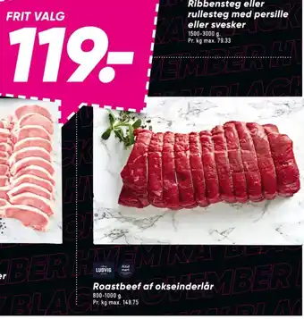 Bilka Ludvig roastbeef tilbud