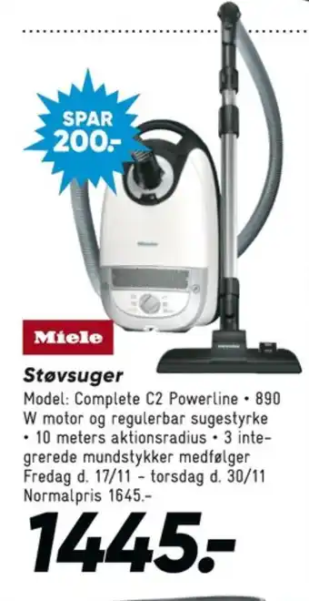 Bilka Miele støvsuger tilbud
