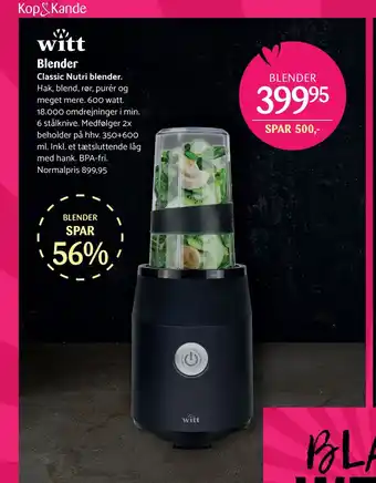 Kop & Kande Blender tilbud