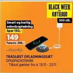 Trådløst opladningssæt