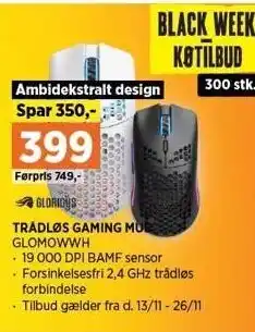Power Trådløs gaming mus tilbud