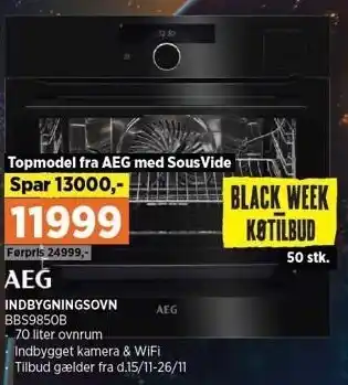 Power Aeg indbygningsovn tilbud