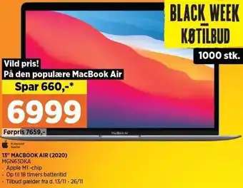 Power 13'' macbook air (2020) tilbud