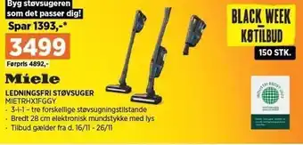 Power Miele ledningsfri støvsuger tilbud