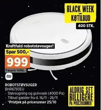 Power Robotstøvsuger tilbud