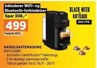 Power Kapselkaffemaskine tilbud