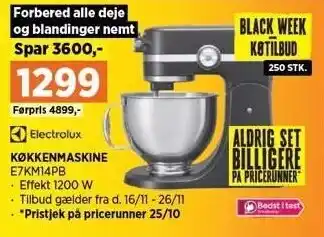 Power Electrolux køkkenmaskine tilbud