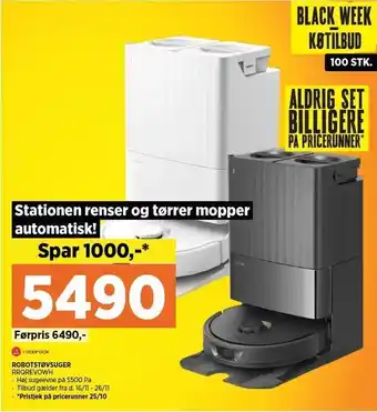 Power Roborock robotstøvsuger tilbud