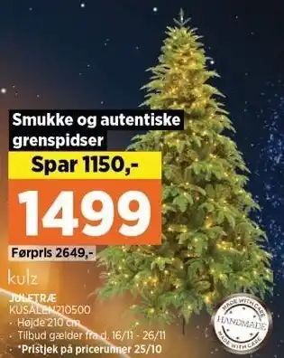Power Juletræ tilbud