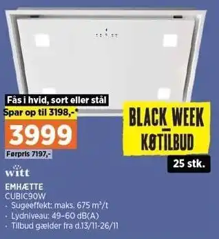 Power Witt emhætte tilbud