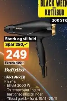 Power Babyliss tilbud