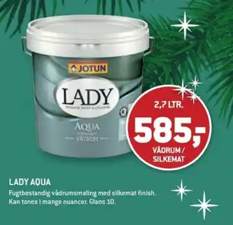XL-BYG LADY AQUA tilbud