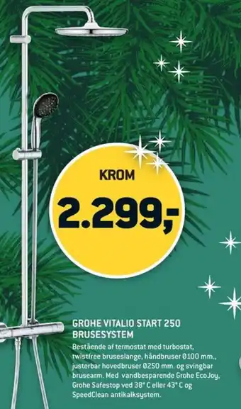 XL-BYG GROHE VITALIO START 250 BRUSESYSTEM tilbud