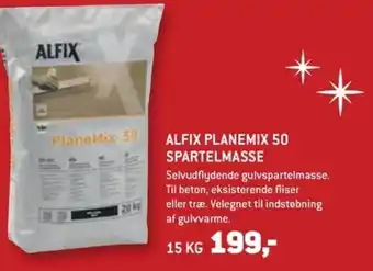 XL-BYG ALFIX PLANEMIX 50 SPARTELMASSE tilbud