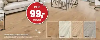 XL-BYG PARADOR URBAN CLICK'IN EG LAMINATGULV tilbud