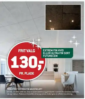 XL-BYG TROLDTEKT EXTREM FIN AKUSTIKLOFT tilbud