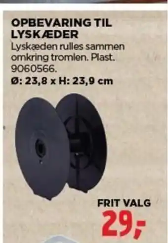 OPBEVARING TIL LYSKÆDER