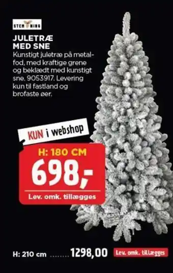 jem & fix JULETRÆ MED SNE tilbud