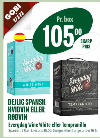 Min Købmand Ukendt spansk hvidvin tilbud