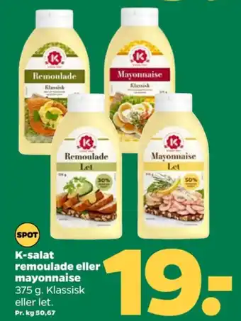 Netto K-salat remoulade tilbud