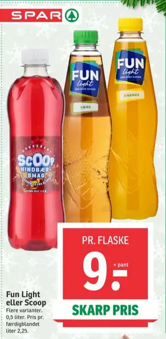 SPAR Fun konc. læskedrik pære tilbud