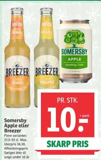 SPAR Breezer rtd tilbud