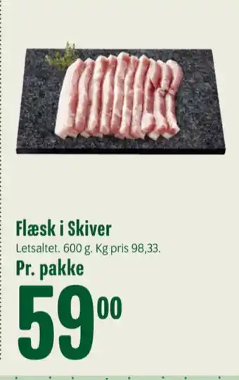 Min Købmand Ukendt flæsk i skiver tilbud