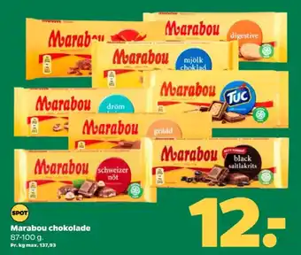 Netto Marabou chokoladeplade dröm krisp tilbud