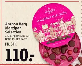 Marcipan selection dessertchokolade