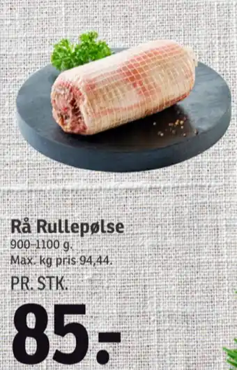 SPAR Ukendt rullepølse tilbud