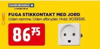 jem & fix FUGA STIKKONTAKT MED JORD tilbud