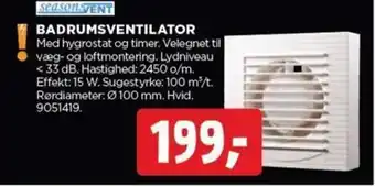 jem & fix BADRUMSVENTILATOR tilbud