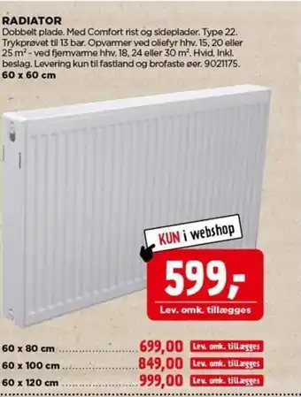 jem & fix RADIATOR tilbud