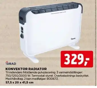 jem & fix KONVEKTOR RADIATOR tilbud