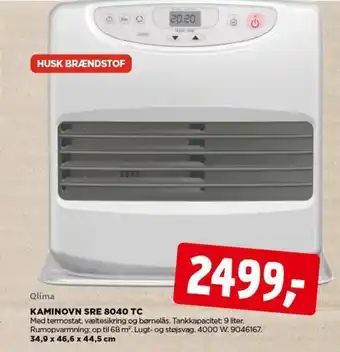 jem & fix KAMINOVN SRE 8040 TC tilbud